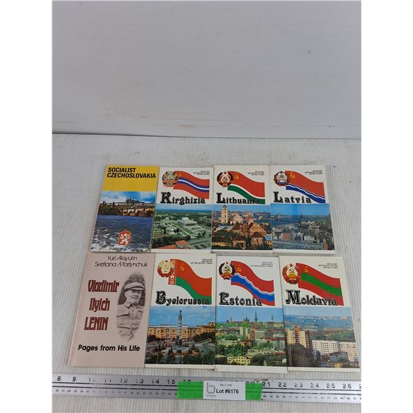 (8) Books - USSR, Socialist Czechoslovakia, Vladimir Ilych Lenin
