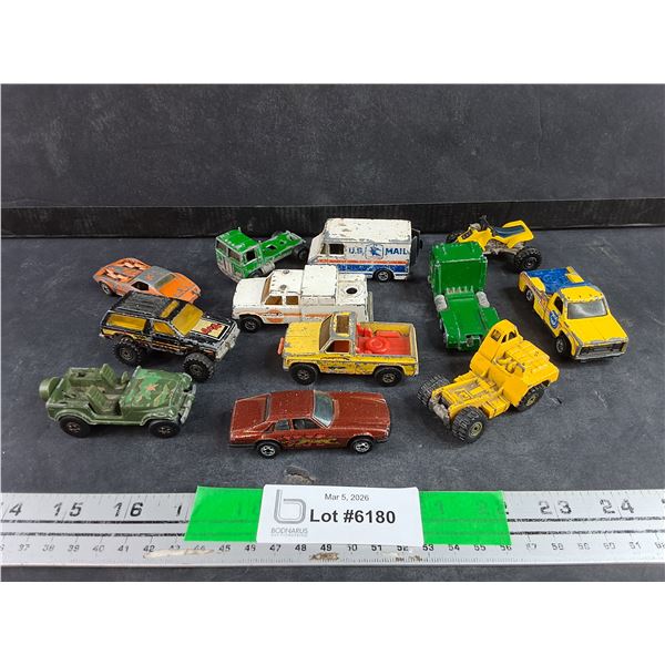 Assorted Vintage Die Cast Toy Cars