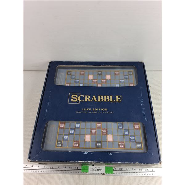 Scrabble Luxe Edition Crossword Game - Sealed