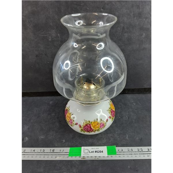 Bavarian Porcelain Kerosene Lamp - Made in West Germany - PICK UP