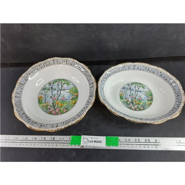 (2) Royal Albert Bone China England Bowls