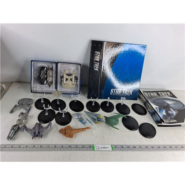 Star Trek Ships with Stands & Magazines
