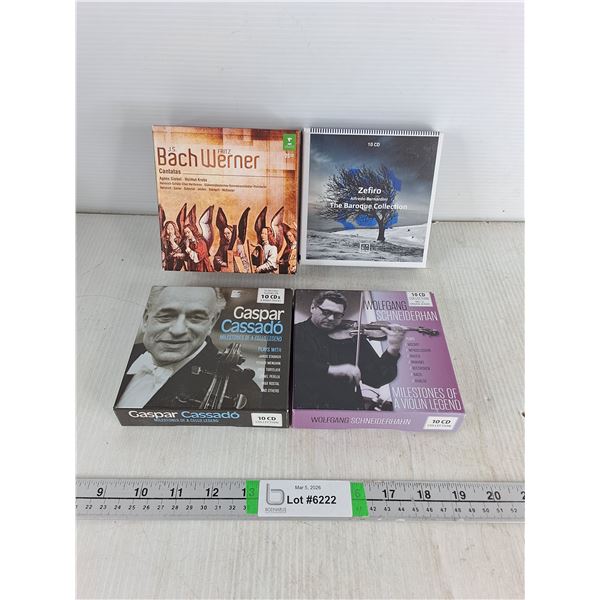 (4) Assorted CDs Sets- Gaspar Cassado, Classical