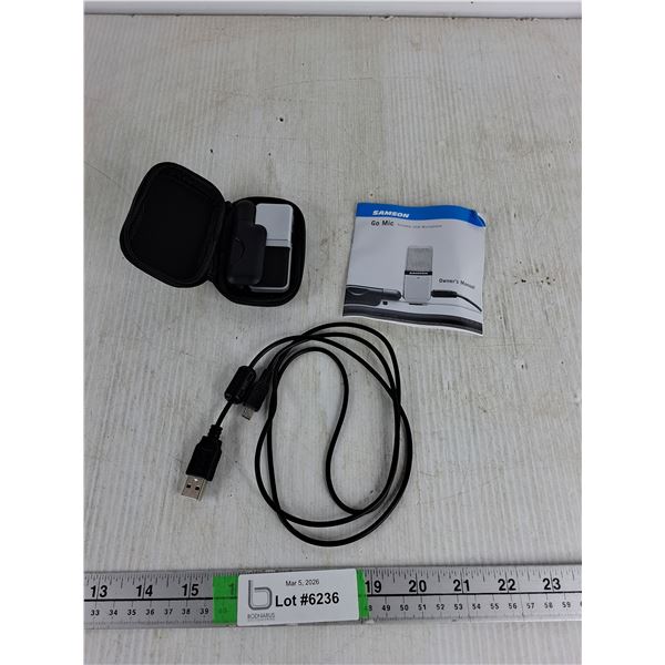 Samson Portable USB Microphone- Untested
