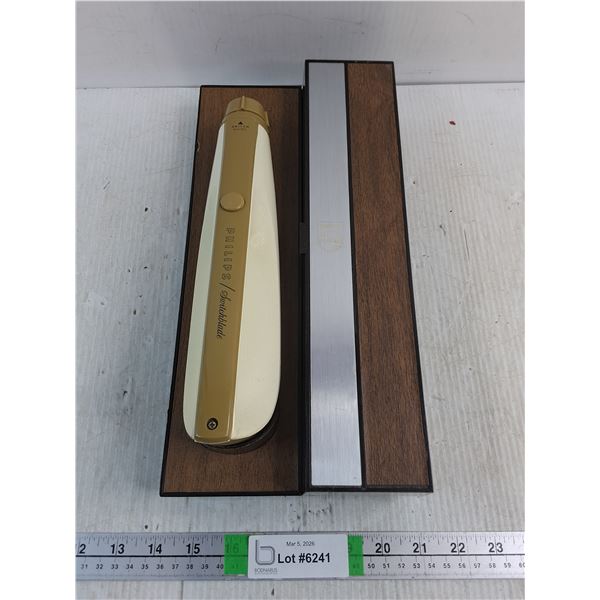 Vintage Philips Electric Knife with Case-Working