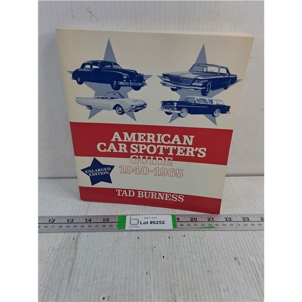Softcover Book: American Car Spotter Guide 1940-65