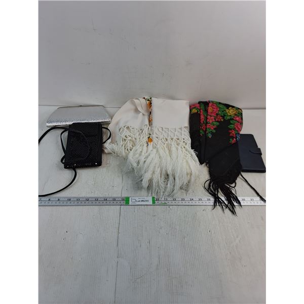 (2) Scarves,(2) Purses and I-Phone Case
