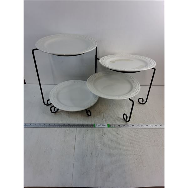 4 Tier Dessert Buffet Stand and Platters - PICK UP