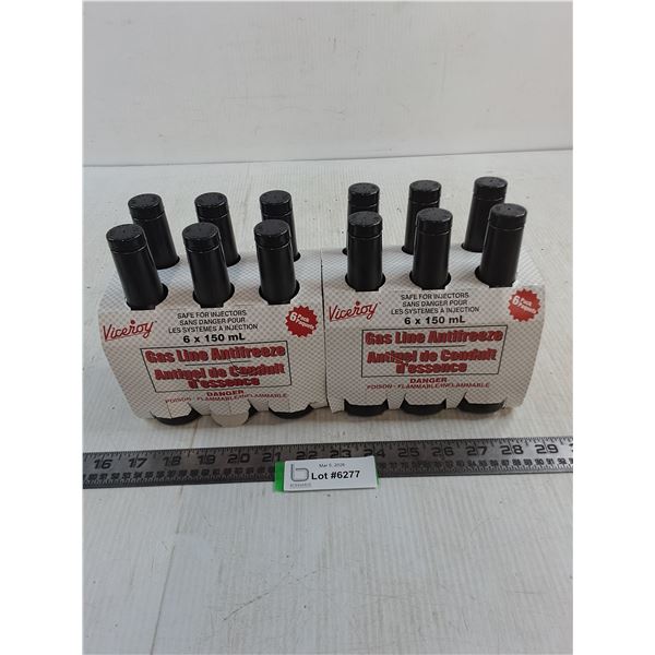 (12) 150ml Bottles of Viceroy Gas Line Antifreeze - Cannot Ship