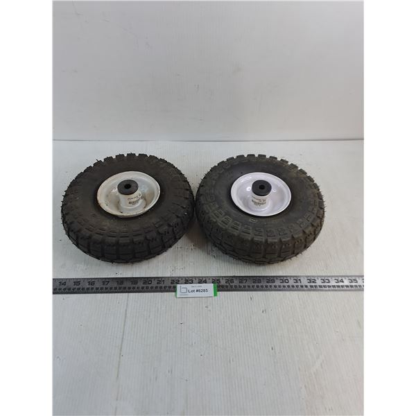 (2) Inflatable Utility Tires w/5" Rims (Innova & Super East Tires)