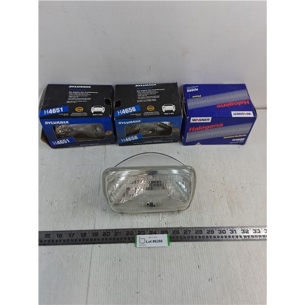 (4) NOS Headlights (H4651, H4656, H4656, 2B1)