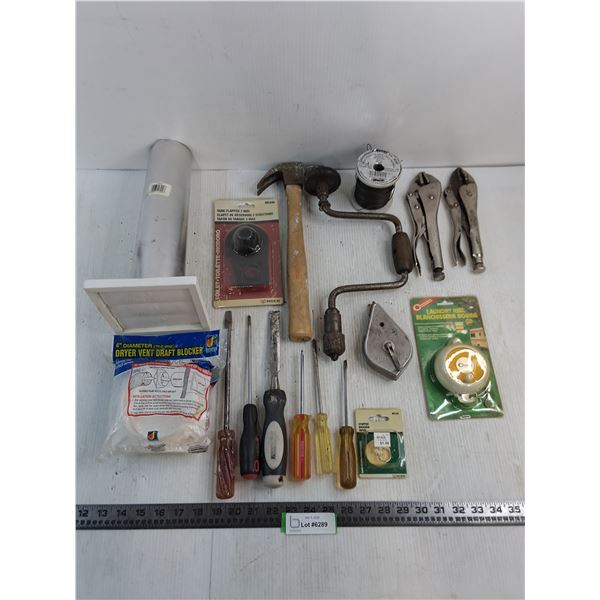 Assorted New & Used Hand Tools & Mechanical Parts