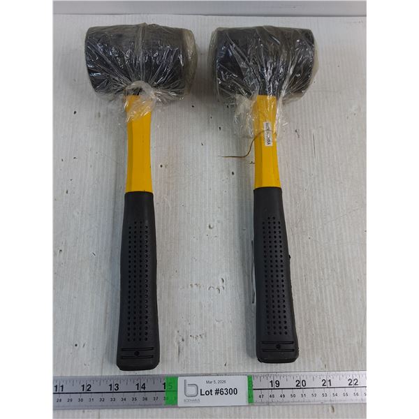(2) Rubber Mallets-14" Long