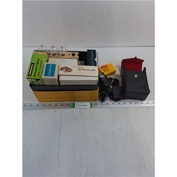 Large Lot of Assorted Vintage Camera Accessories-Bulbs,Flash and more