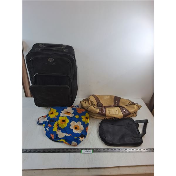 14x21x7" Roller Suitcase, Adidas Duffle Bag, Totes - All As is, Pickup Preferred