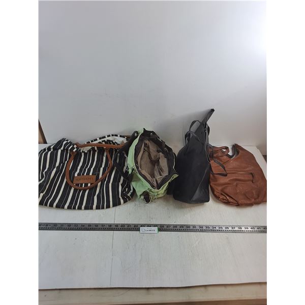 (4) Assorted Women's Hand & Shoulder Bags - All As is