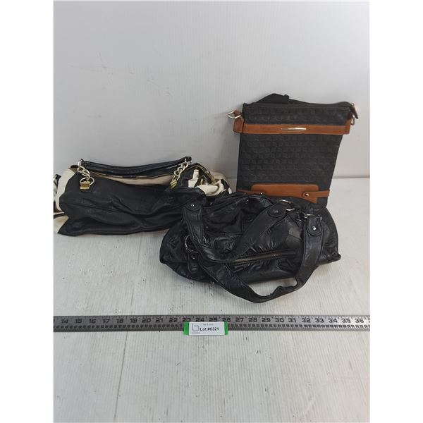 (3) Women's Hand Bags