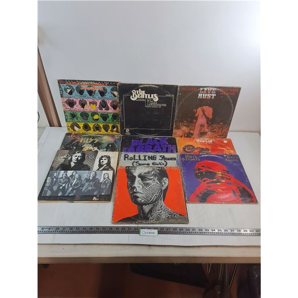 (10) Rock Records (Kiss, Black Sabbath, Rolling Stones)