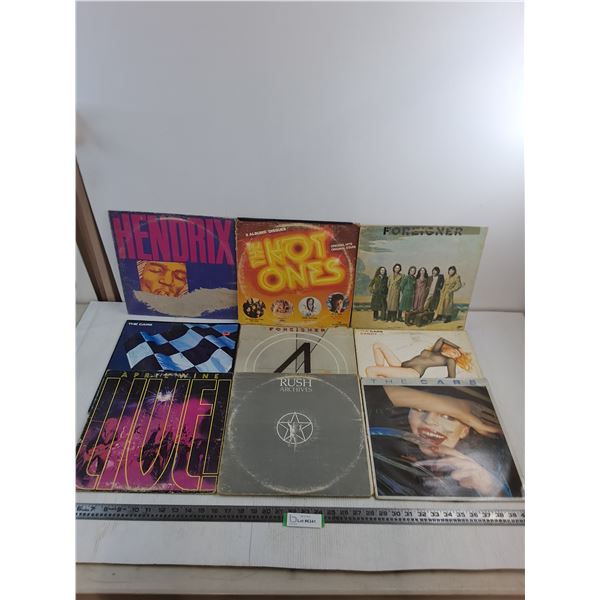 (9) Rock Records (Foreigner, The Cars, Hendrix)