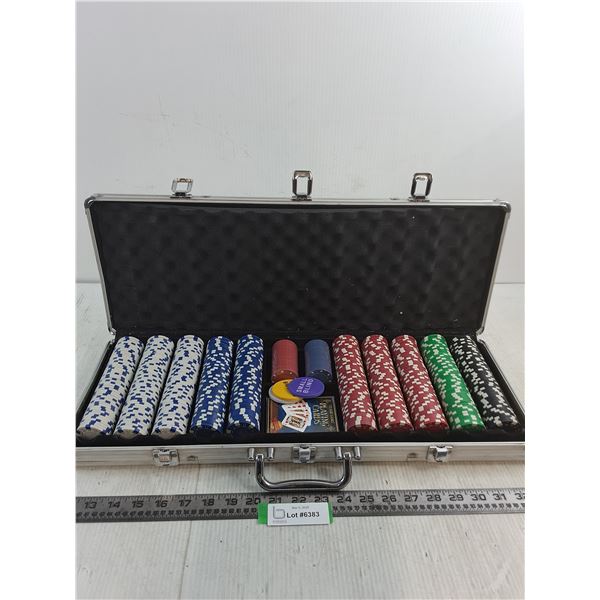 Poker Kit In Aluminum Case 22x9x3" - PICK UP