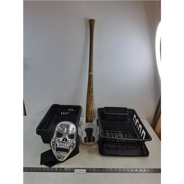 (4) File Storage, Baseball Bat, Metal-Look Mask, Helmet Insulators, Dishwash Station - PU