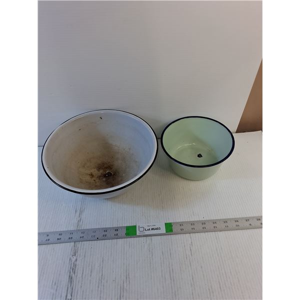 Vintage Bowls ( Holes in Bottom)