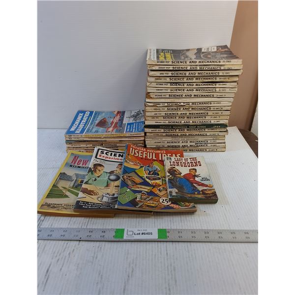 Vintage Magazines- Science and Mechanics,  Mechanix Illustrated - PICK UP