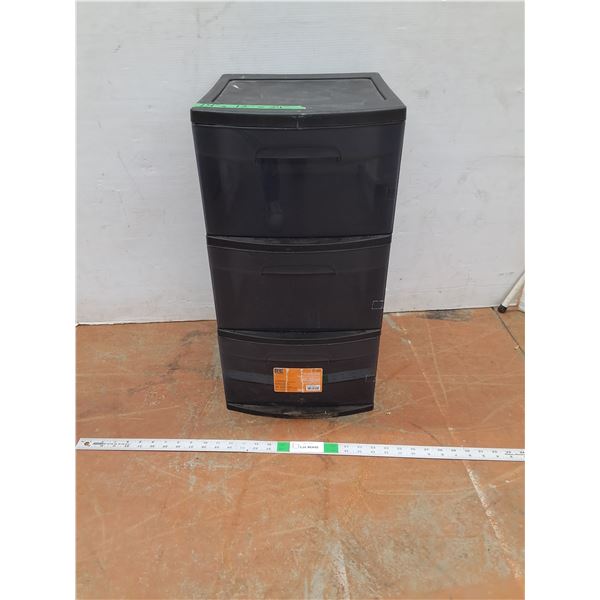 * 3 Drawer Cabinet - Plastic - Cannot Ship