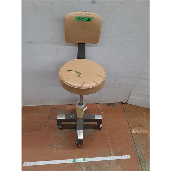 * Adjustable Industrial Stool - 40" T - Cannot Ship