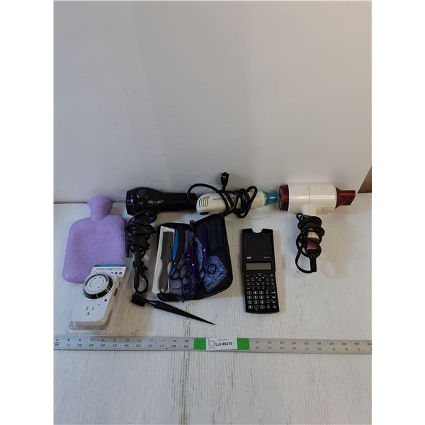 Assorted Grooming Items - Hair Dryers/Craft Heat Gun (all Powers On), Scissors Pack (Japanese Steel)