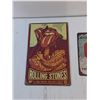 Image 3 : (2) Signs 8" x 12" - Crush, Rolling Stones