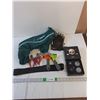 Image 1 : Assorted  - Dog Snowsuit , Matte Golf Balls,  Pet Clips. Misc