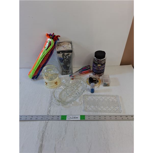 Assorted  - Craft Supplies,  Decor, Globe. PICK UP ONLY