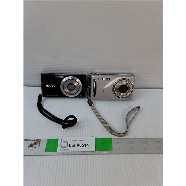 (2) Digital Cameras- Sony & Pentax- As Is