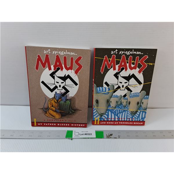 (2) Maus Graphic Novels