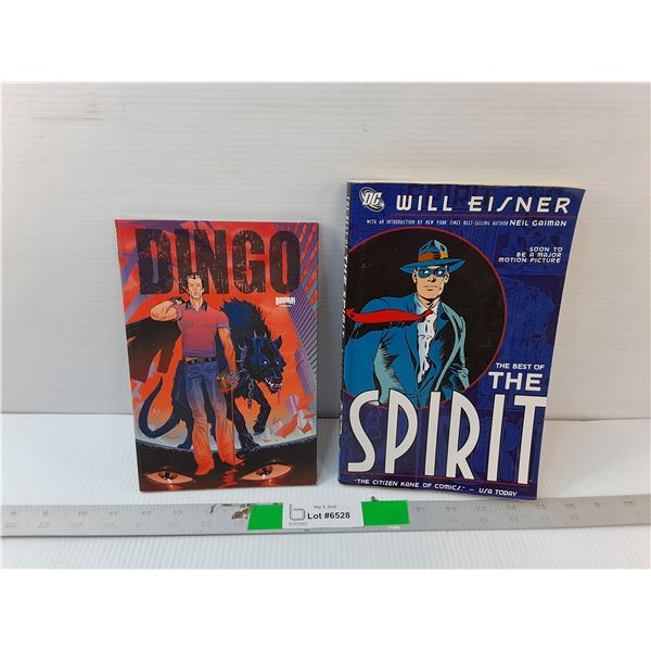 (2) Graphic Novels- Dingo & The Best of The Spirit