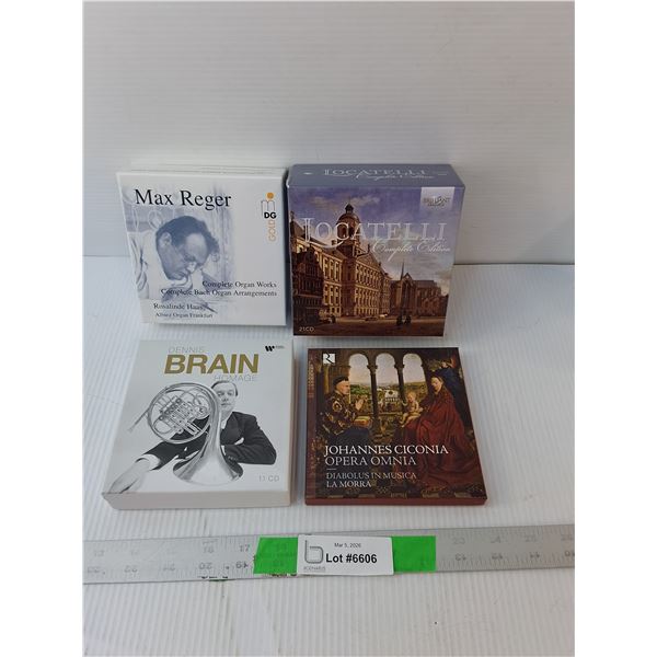 (4) Classical CD Sets- Max Reger, Johannes Ciconia, Locatelli, Misc.