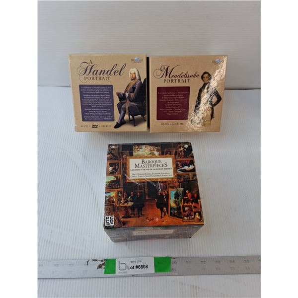 (3) Classical CD Sets- Handel, Mendelssohn & Baroque