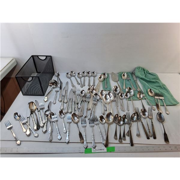 Cutlery, Metal Storage Box & Bags