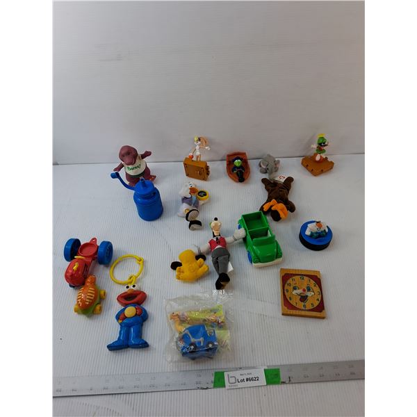 Kids' Toys/Figurines- Goofy, Kermit the Frog, Barney, Misc.