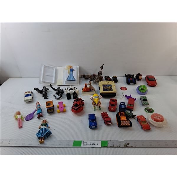 Kids' Toys/Figurines- Die Cast Cars, Barbie, Co-op Yoyo, Misc.