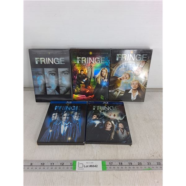 (5) DVDs of Fringe Seasons- As Is