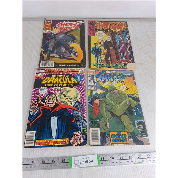 (4) Assorted Comics- Ghost Rider, Dracula
