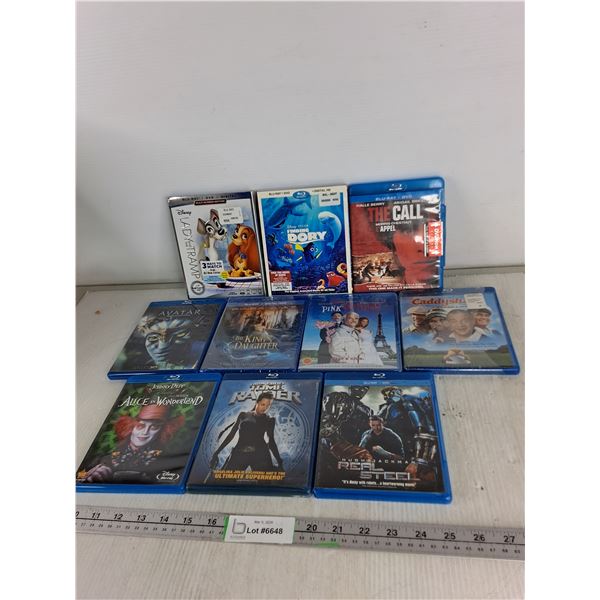 (10) Various Blu-Ray Discs- Disney