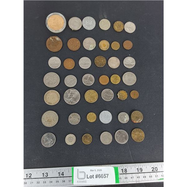 Various Coins - Hong Kong, Canada, Usa, Russia