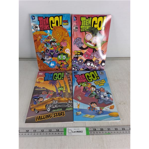 (4) Teen Titans Go Comics