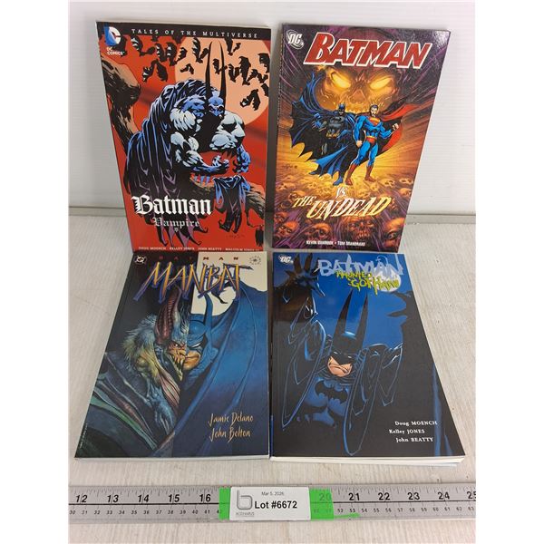 (4) Various Batman Comic Books