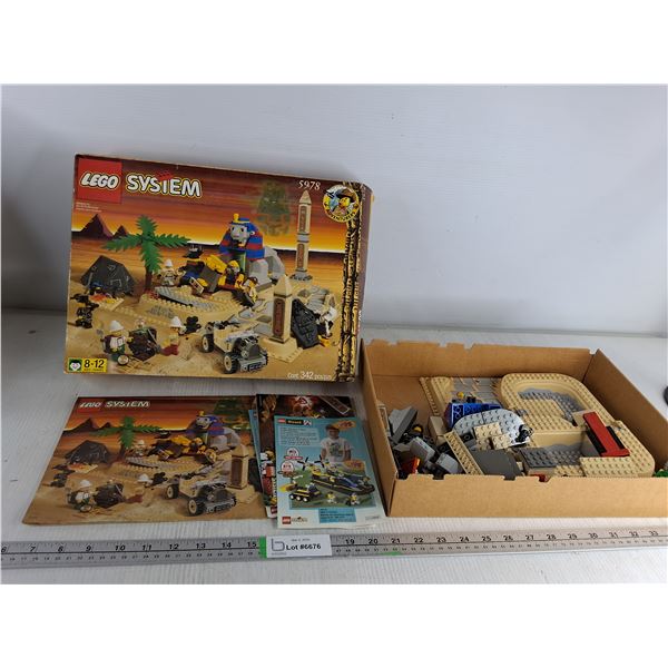 Lego Set - Instructions & Some Pieces- As Is