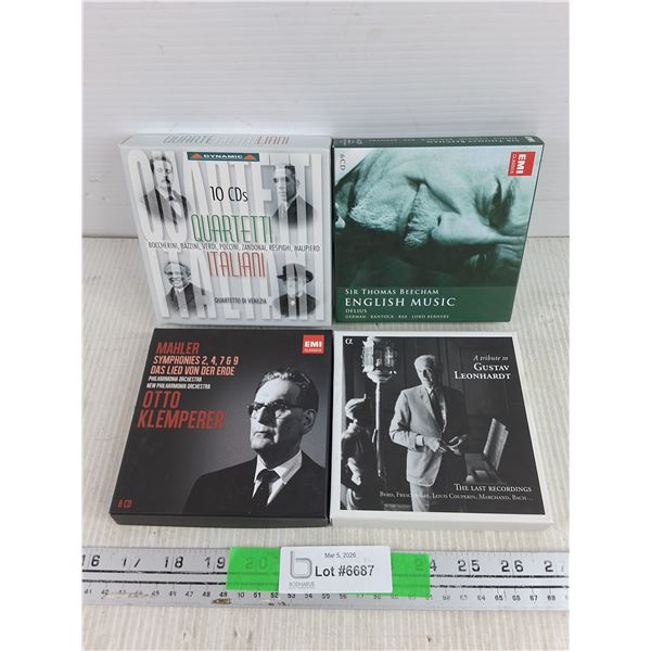 Assorted Audio CD Collections - Otto Klemperer, Gustav Leonhardt, Sir Thomas Beecham, Misc