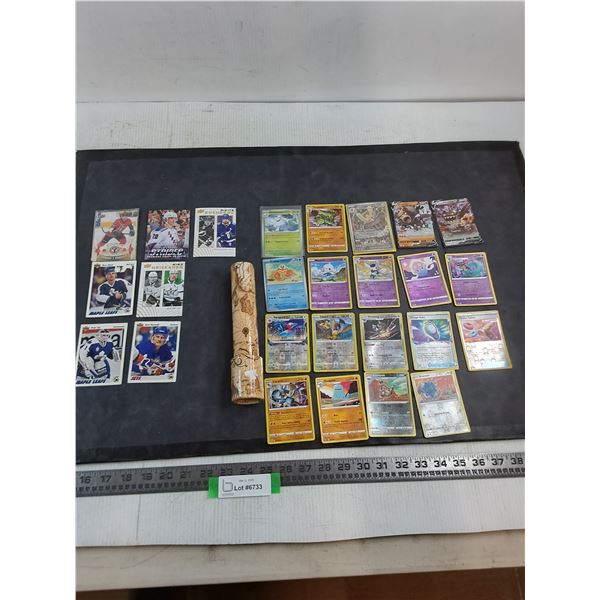 (19) Pokemon Cards & (7) NHL Cards - Unauthenticated, Kaleidoscope